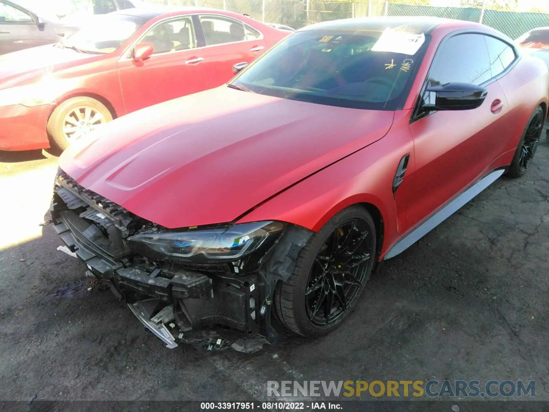 2 fotografías del automóvil dañado WBS33AZ06MCH08282 BMW M4 2021