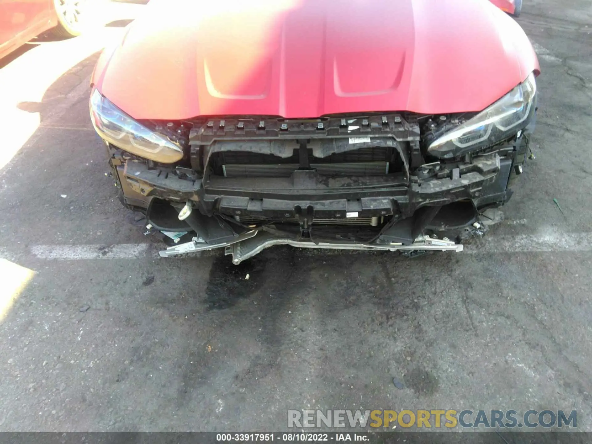 6 fotografías del automóvil dañado WBS33AZ06MCH08282 BMW M4 2021