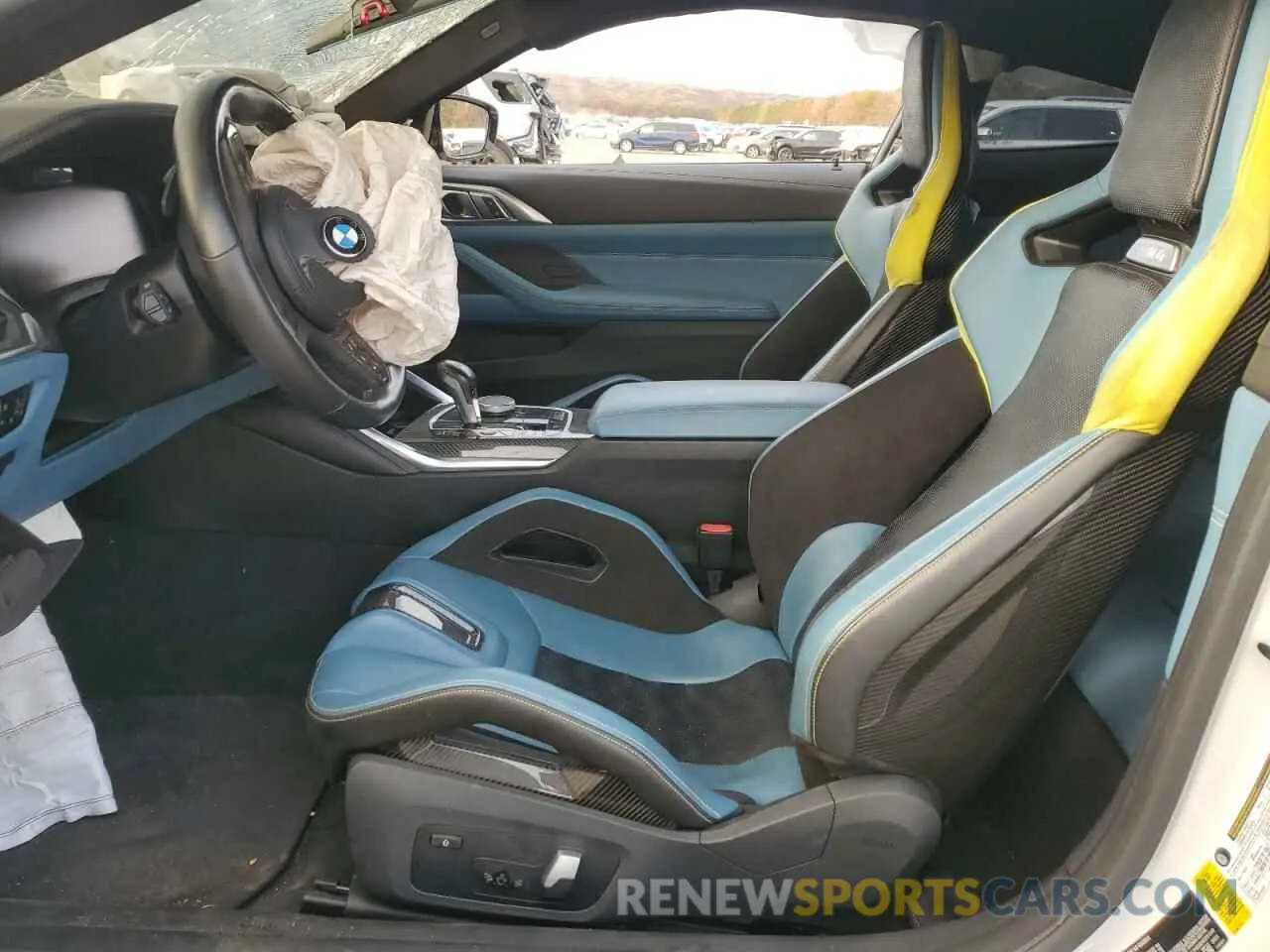 7 fotografías del automóvil dañado WBS33AZ0XMCG66070 BMW M4 2021