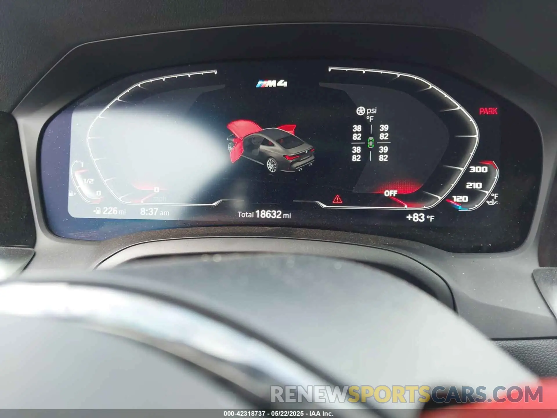 15 fotografías del automóvil dañado WBS53AZ02MCH23791 BMW M4 2021
