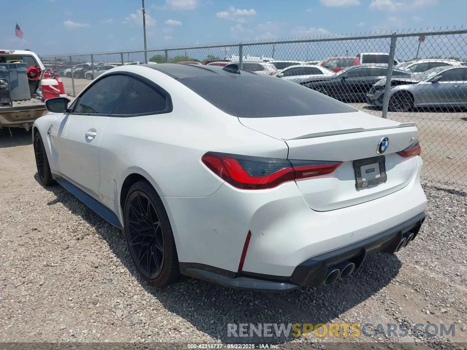 3 fotografías del automóvil dañado WBS53AZ02MCH23791 BMW M4 2021