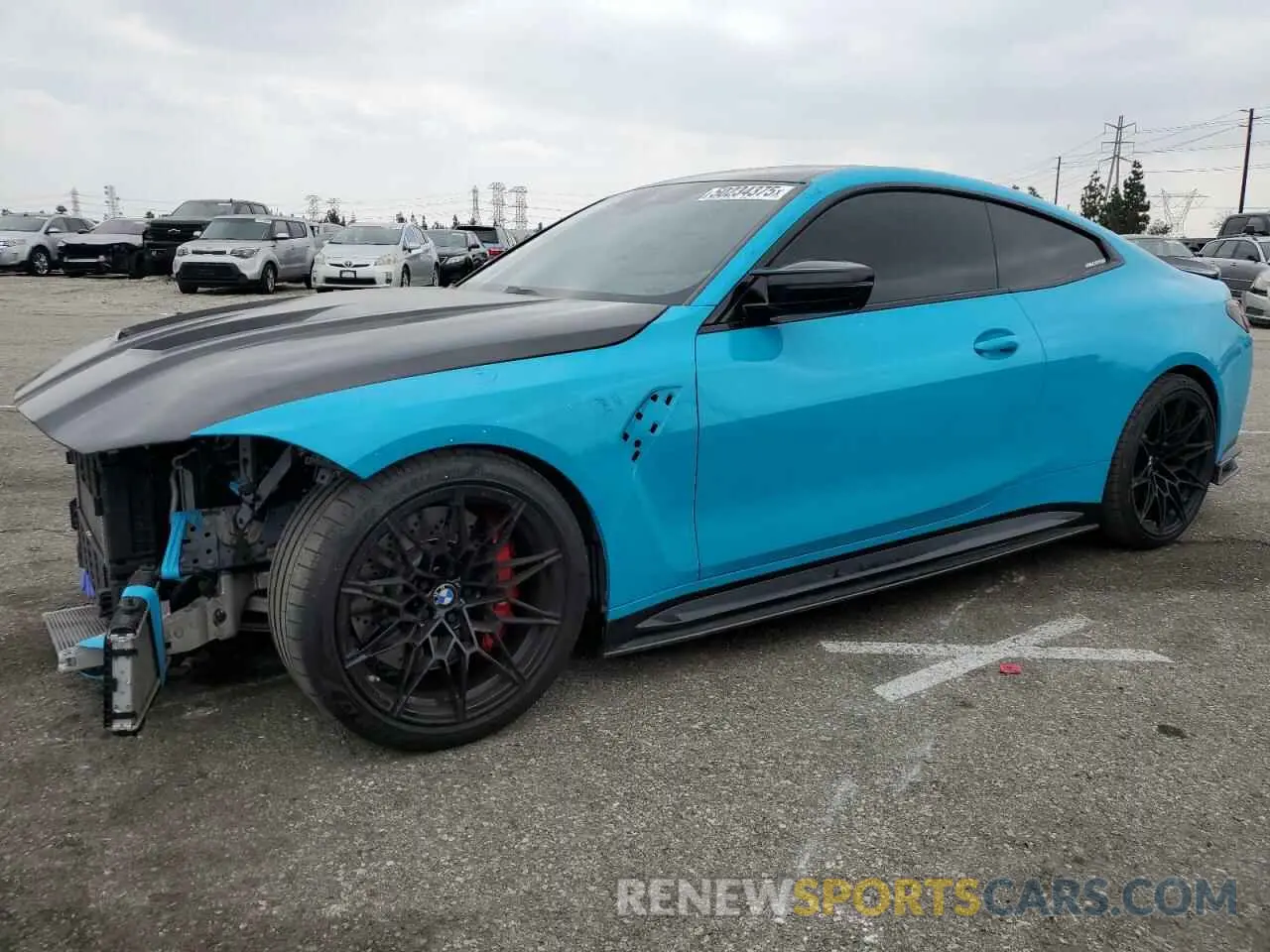 1 fotografías del automóvil dañado WBS53AZ0XMCG52209 BMW M4 2021