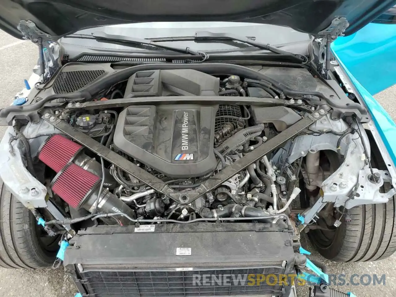 13 fotografías del automóvil dañado WBS53AZ0XMCG52209 BMW M4 2021