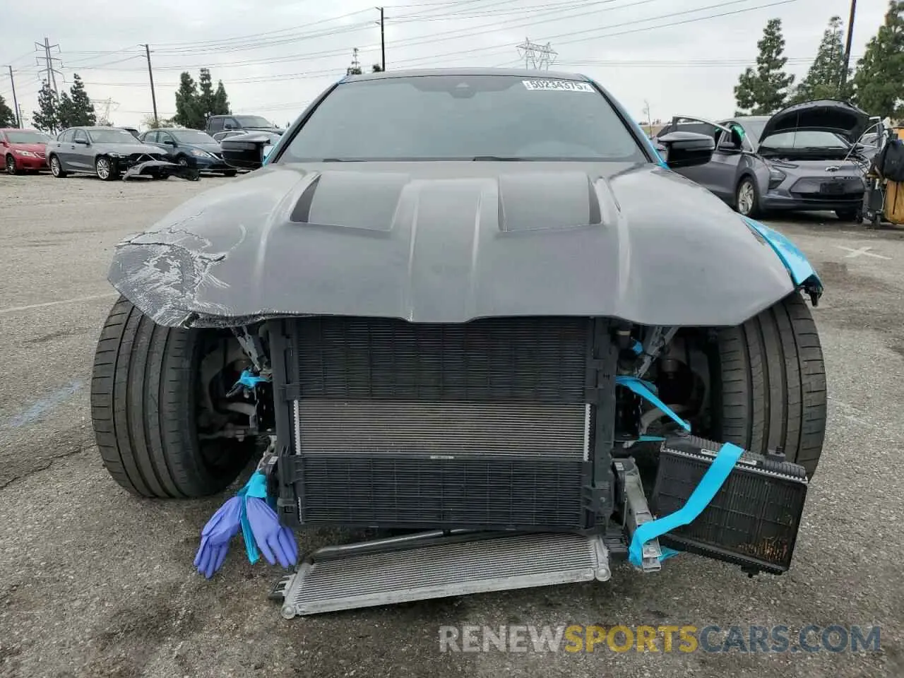 5 fotografías del automóvil dañado WBS53AZ0XMCG52209 BMW M4 2021