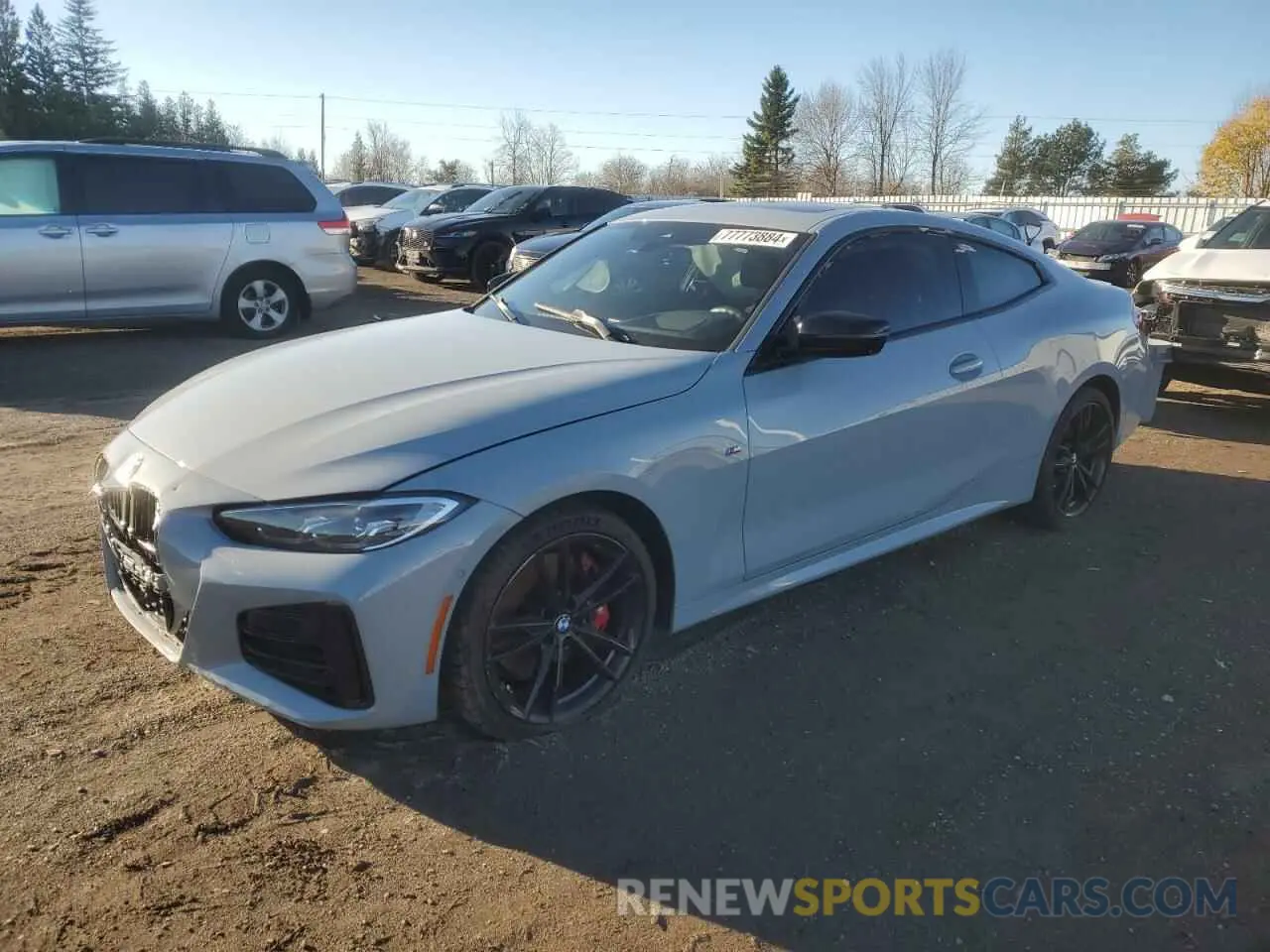 1 fotografías del automóvil dañado WBA13AR02NCK68880 BMW M4 2022