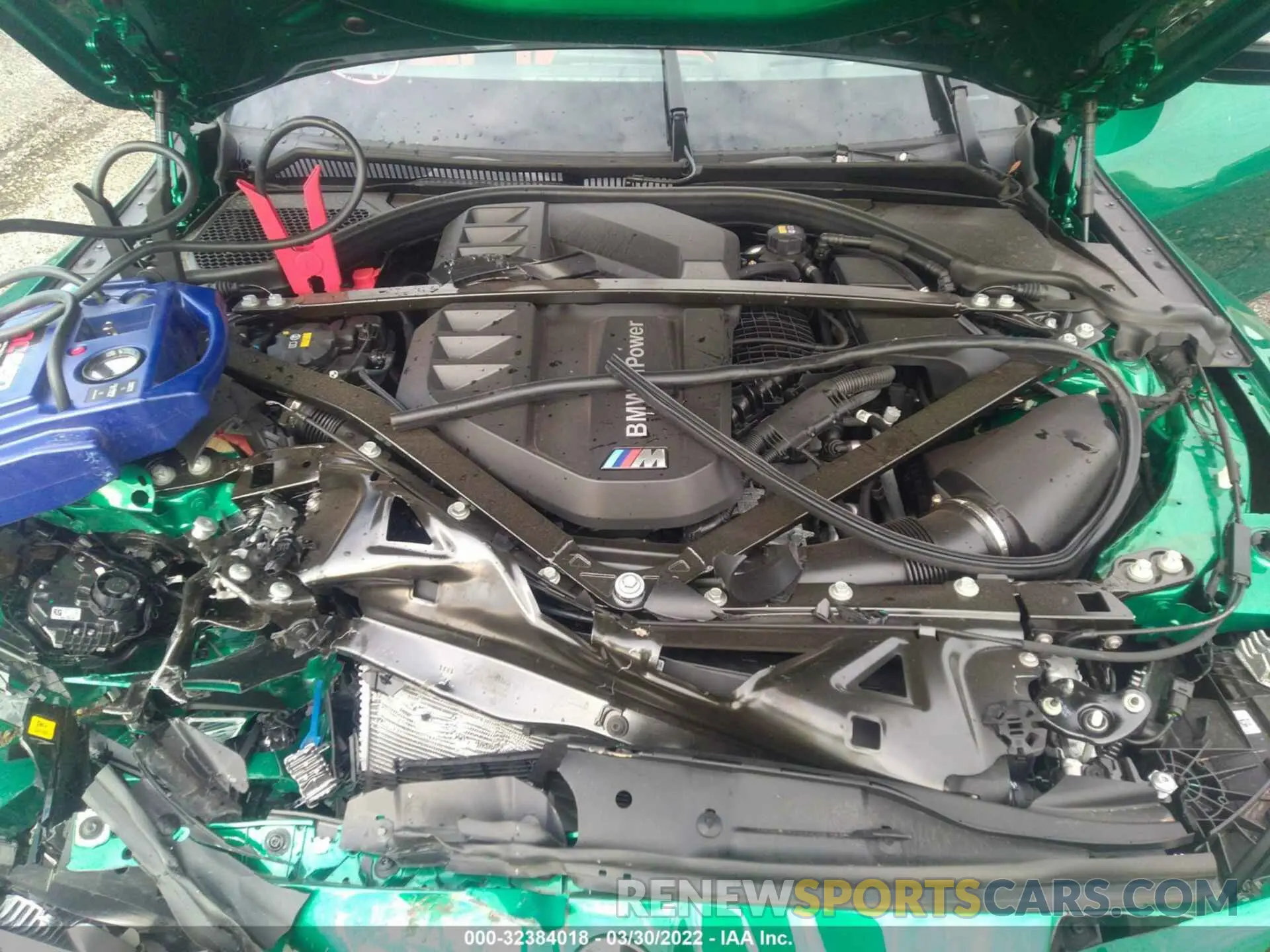 10 fotografías del automóvil dañado WBS33AZ03NCH91672 BMW M4 2022