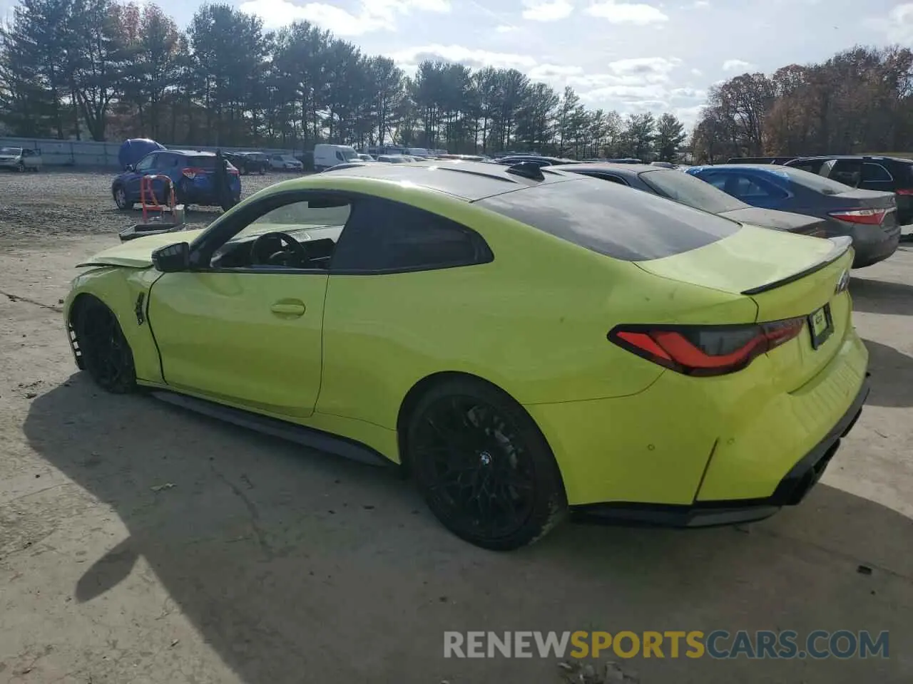 2 fotografías del automóvil dañado WBS33AZ03NCJ45996 BMW M4 2022
