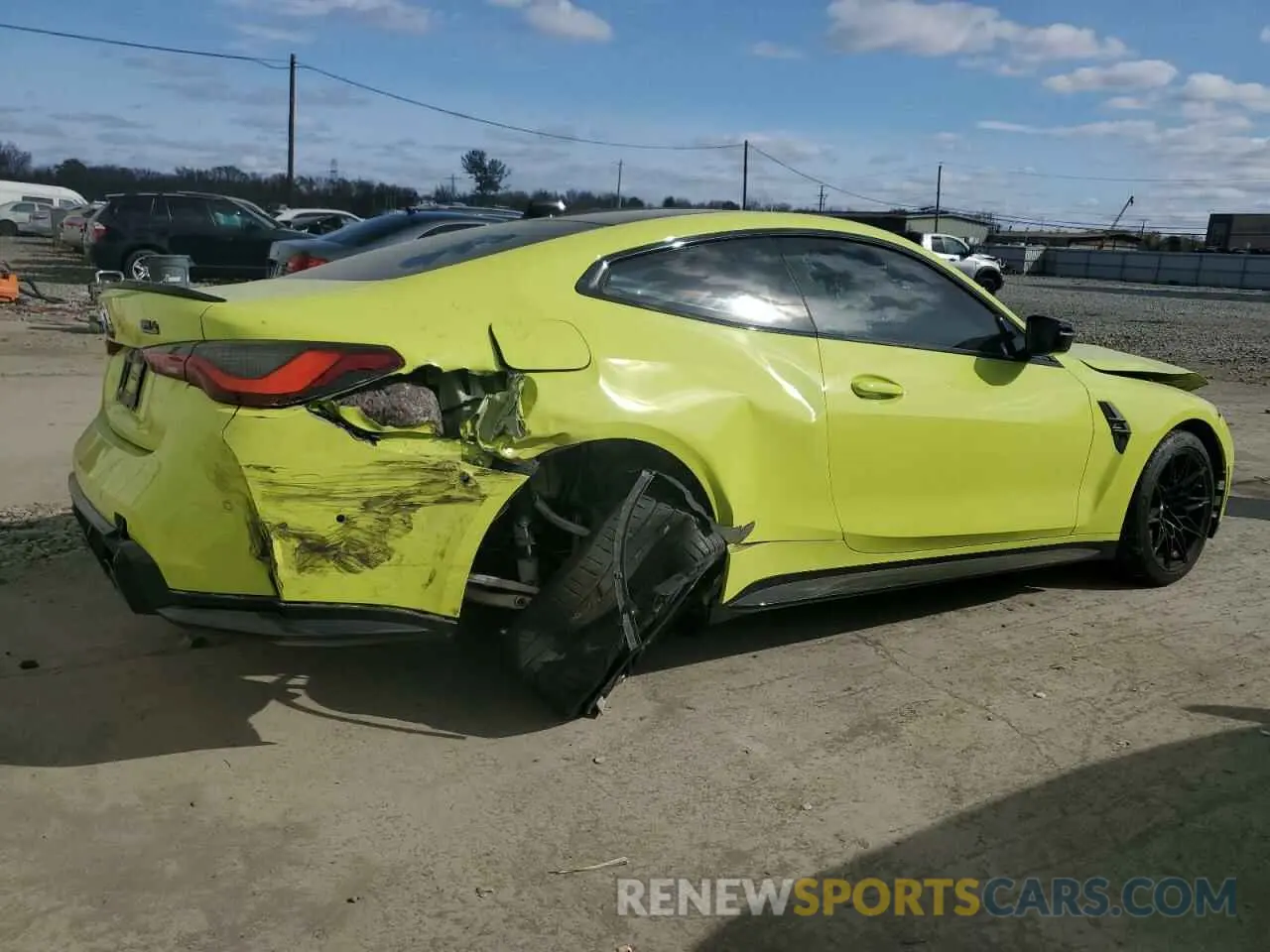 3 fotografías del automóvil dañado WBS33AZ03NCJ45996 BMW M4 2022