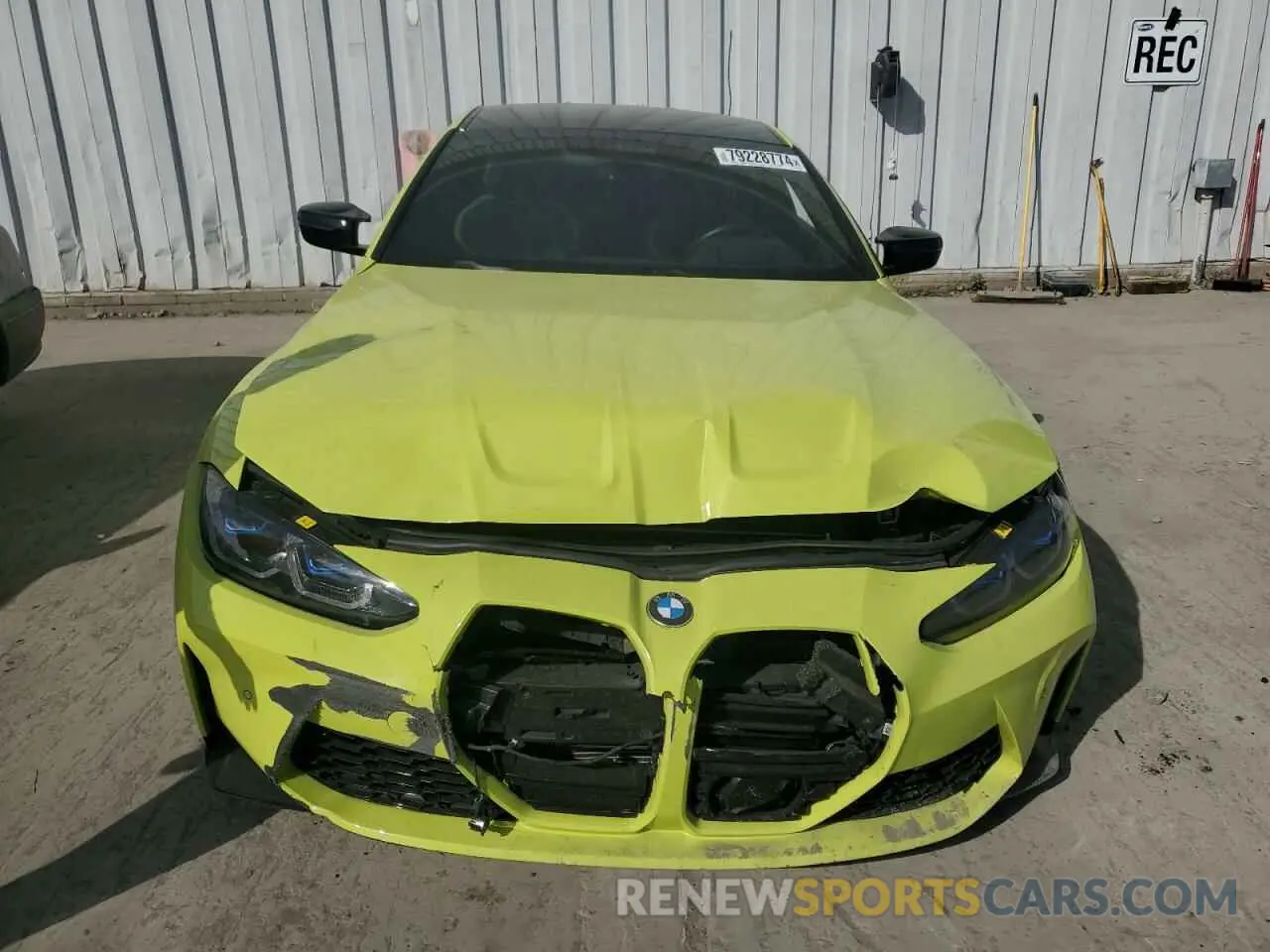 5 fotografías del automóvil dañado WBS33AZ03NCJ45996 BMW M4 2022