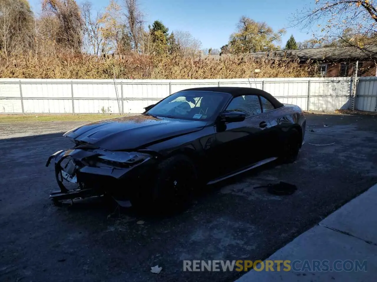 2 fotografías del automóvil dañado WBS33BA09NCK07225 BMW M4 2022