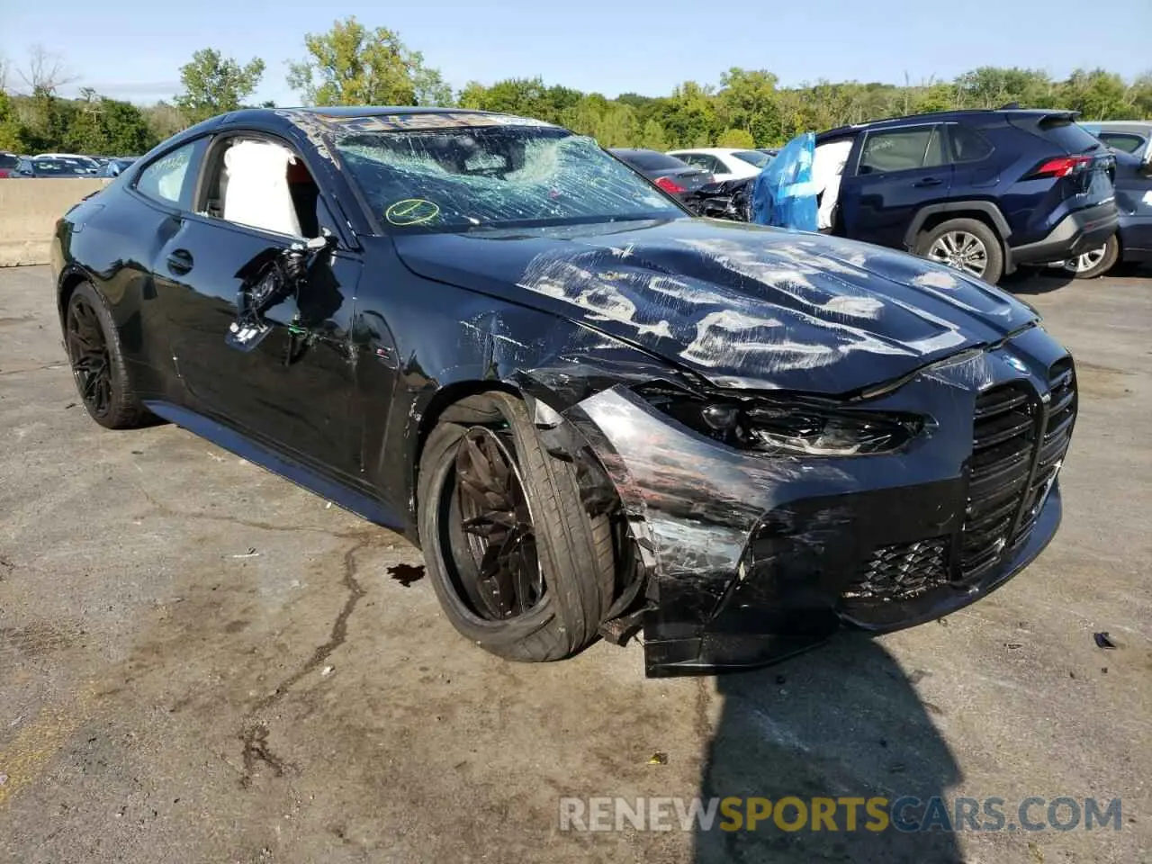 1 fotografías del automóvil dañado WBS43AZ00NCK10016 BMW M4 2022