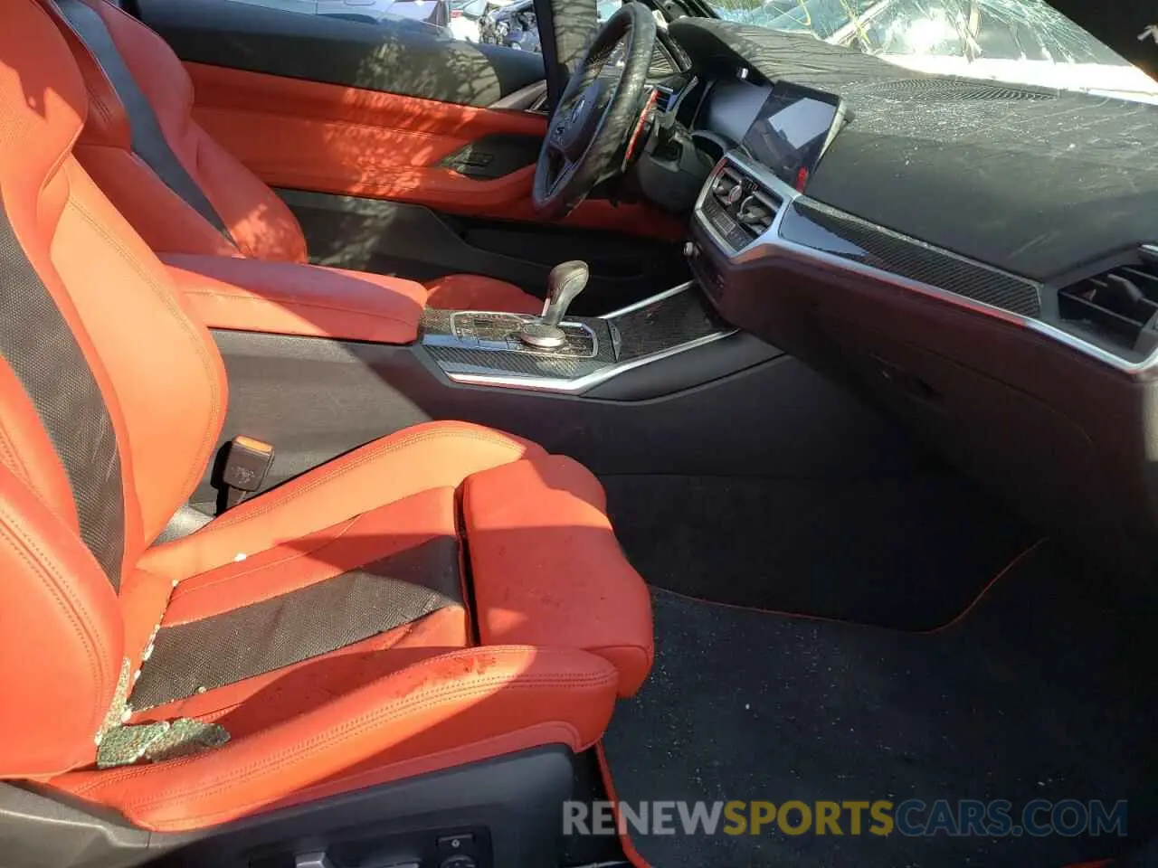 5 fotografías del automóvil dañado WBS43AZ00NCK10016 BMW M4 2022