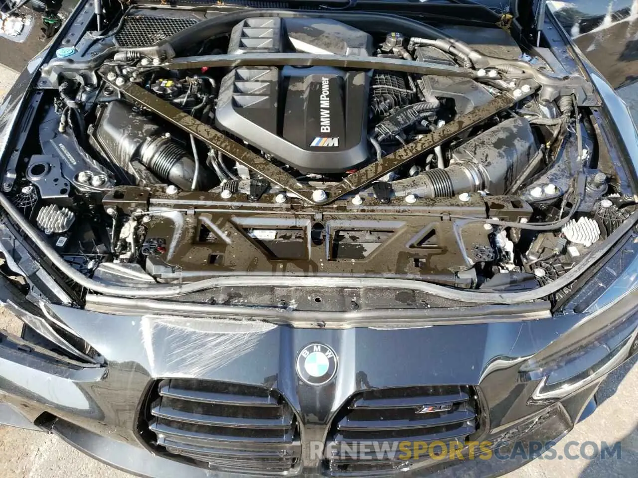 7 fotografías del automóvil dañado WBS43AZ00NCK10016 BMW M4 2022