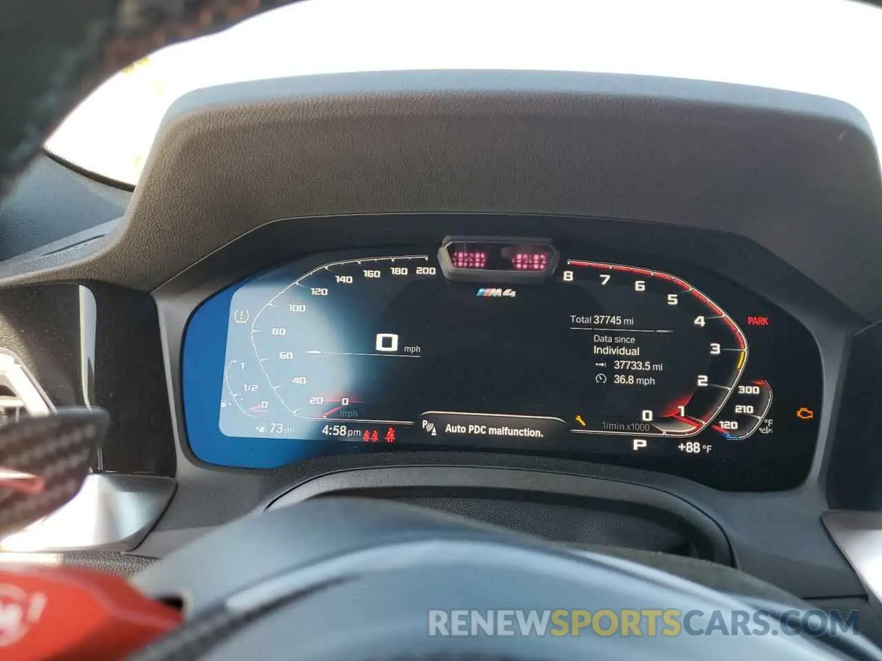 9 fotografías del automóvil dañado WBS43AZ03NCK80383 BMW M4 2022