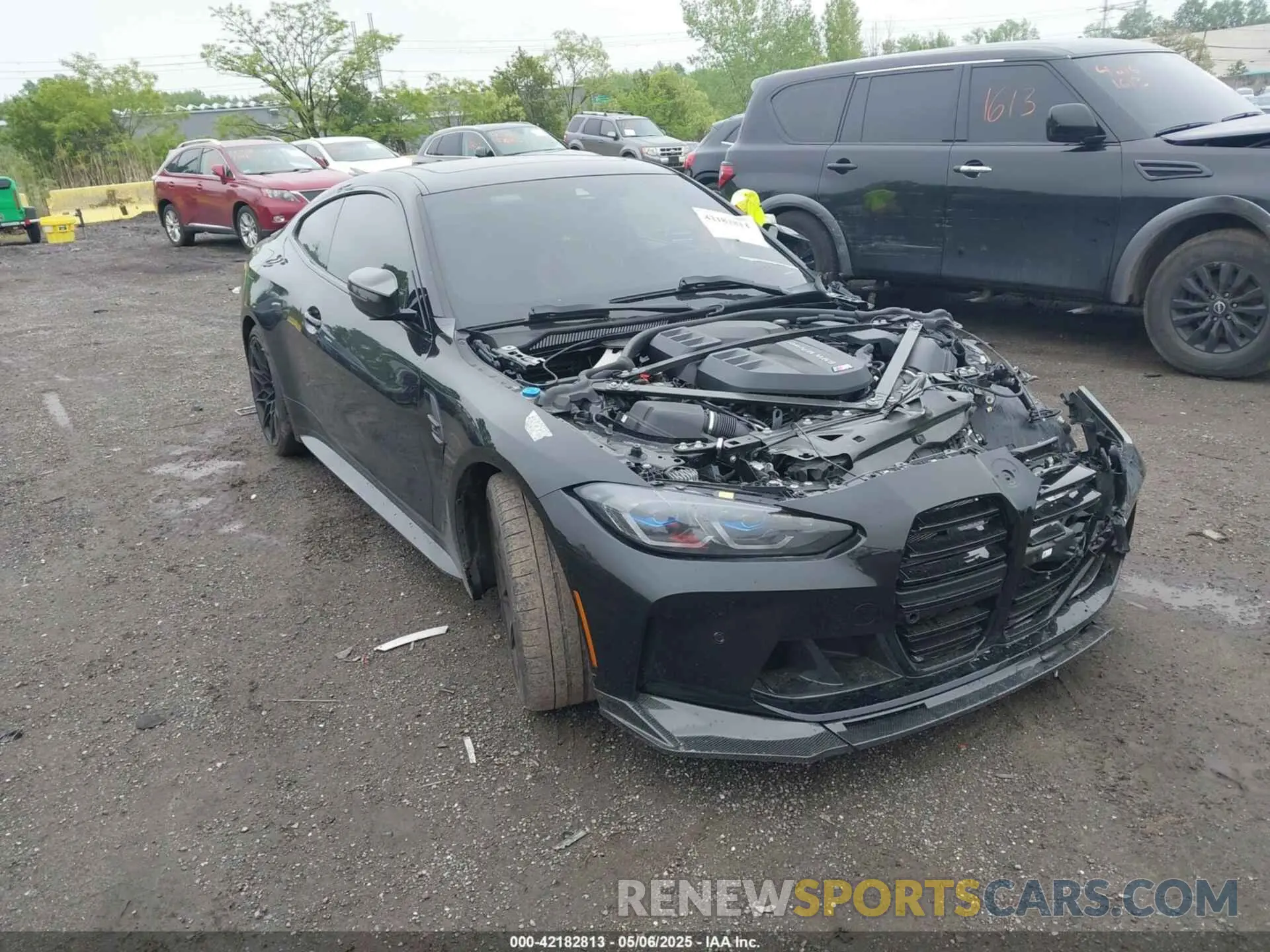 1 fotografías del automóvil dañado WBS43AZ04NCJ24059 BMW M4 2022