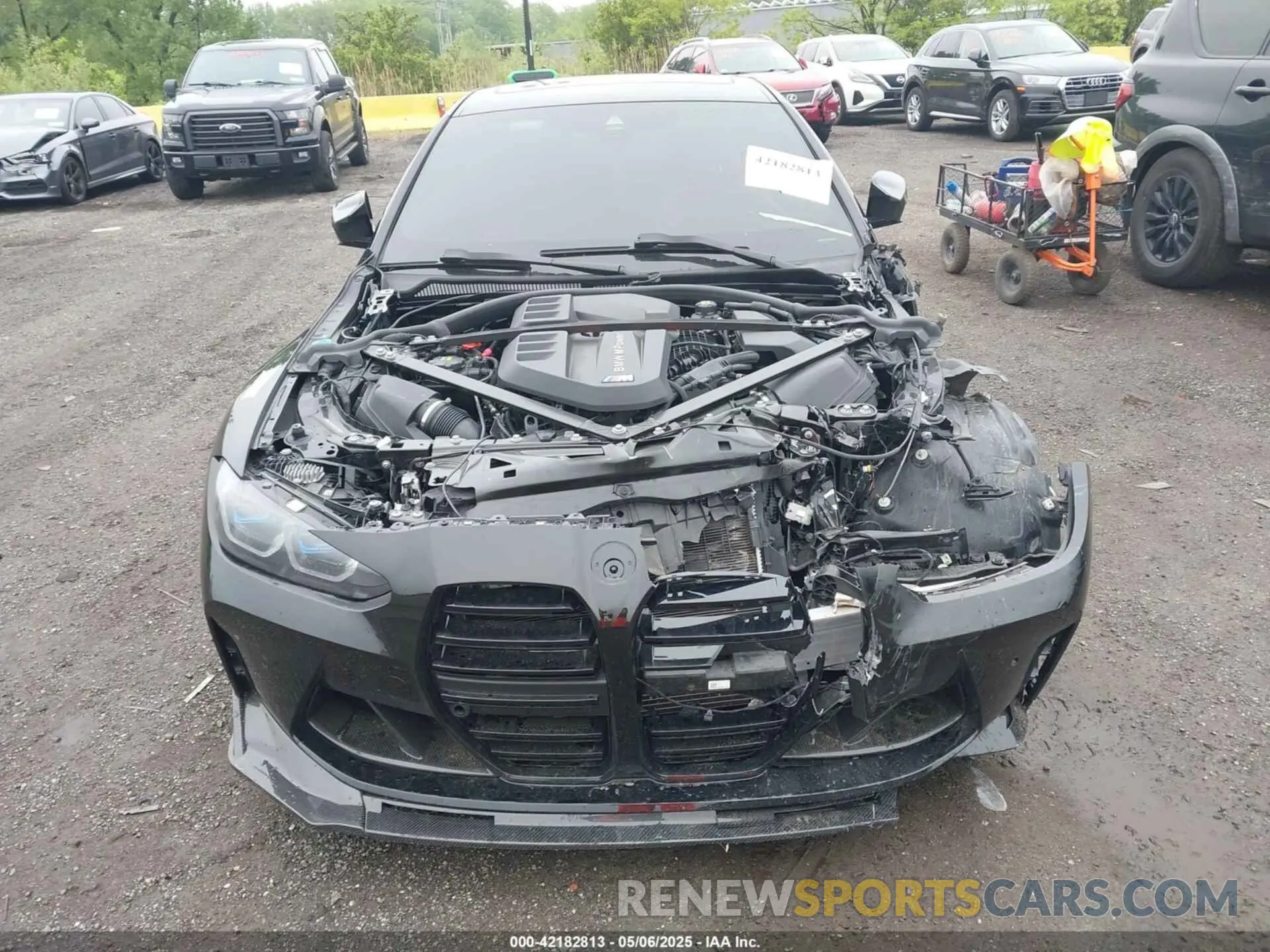 12 fotografías del automóvil dañado WBS43AZ04NCJ24059 BMW M4 2022