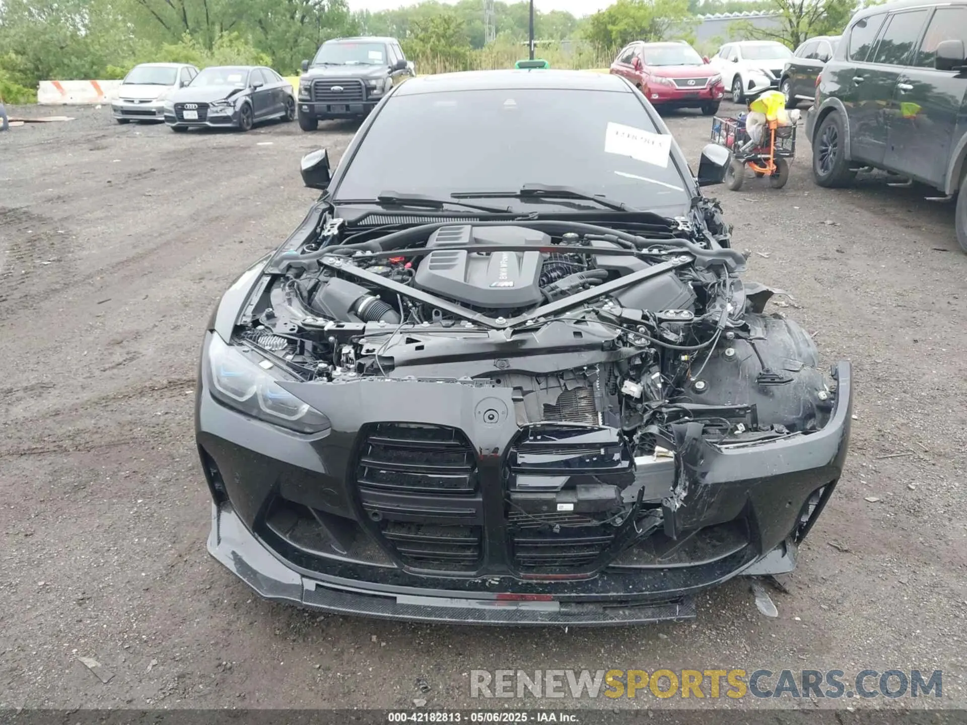 6 fotografías del automóvil dañado WBS43AZ04NCJ24059 BMW M4 2022