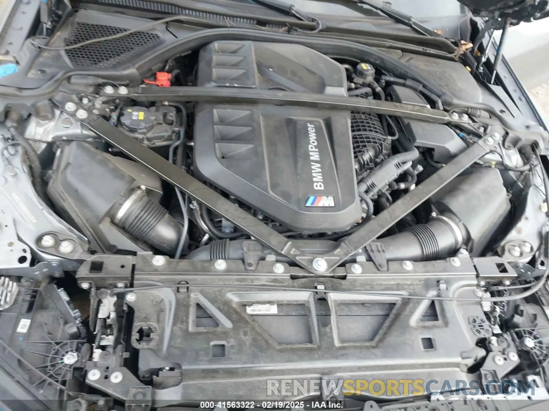 10 fotografías del automóvil dañado WBS43AZ06NCH93498 BMW M4 2022