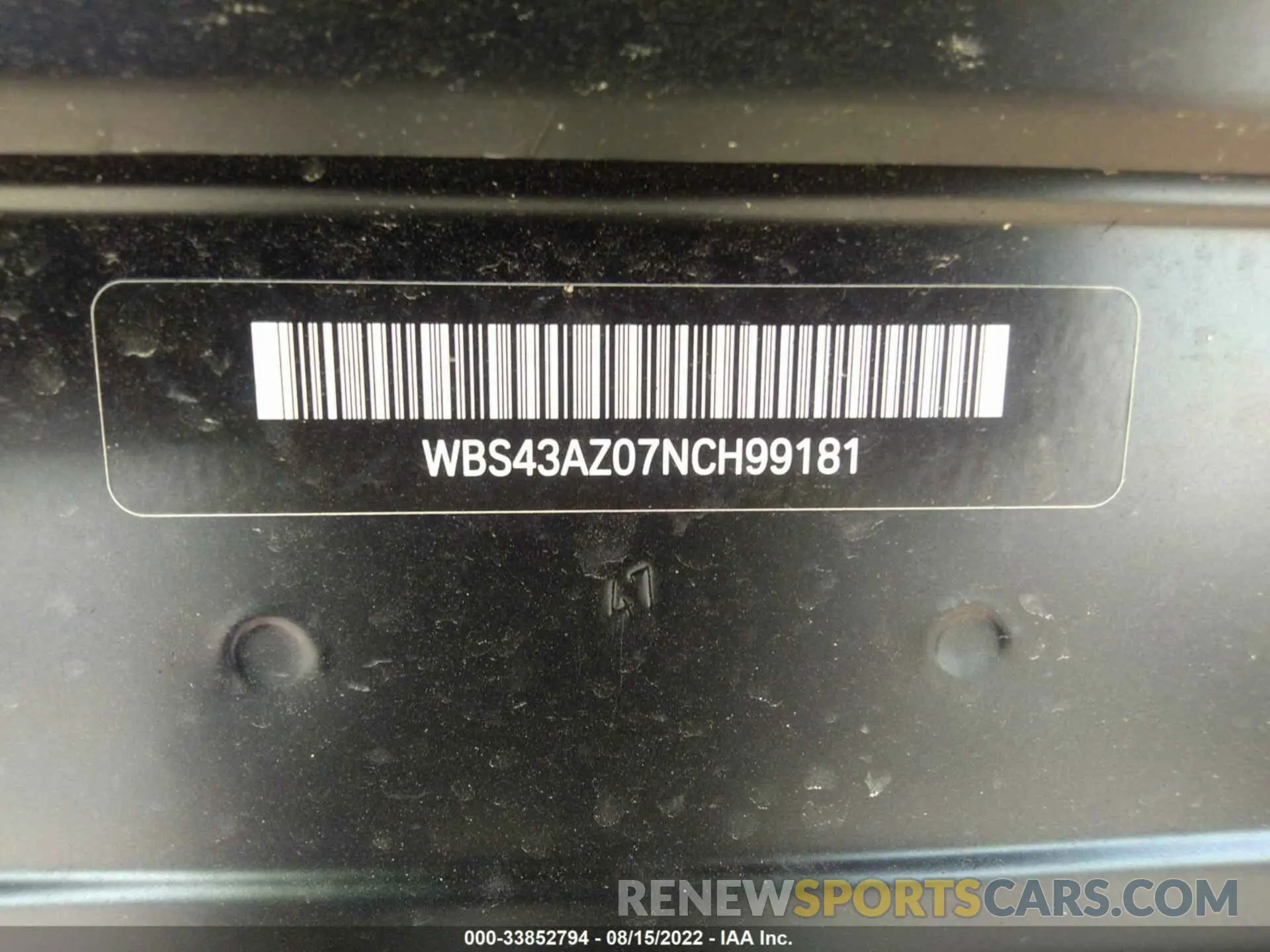 9 fotografías del automóvil dañado WBS43AZ07NCH99181 BMW M4 2022