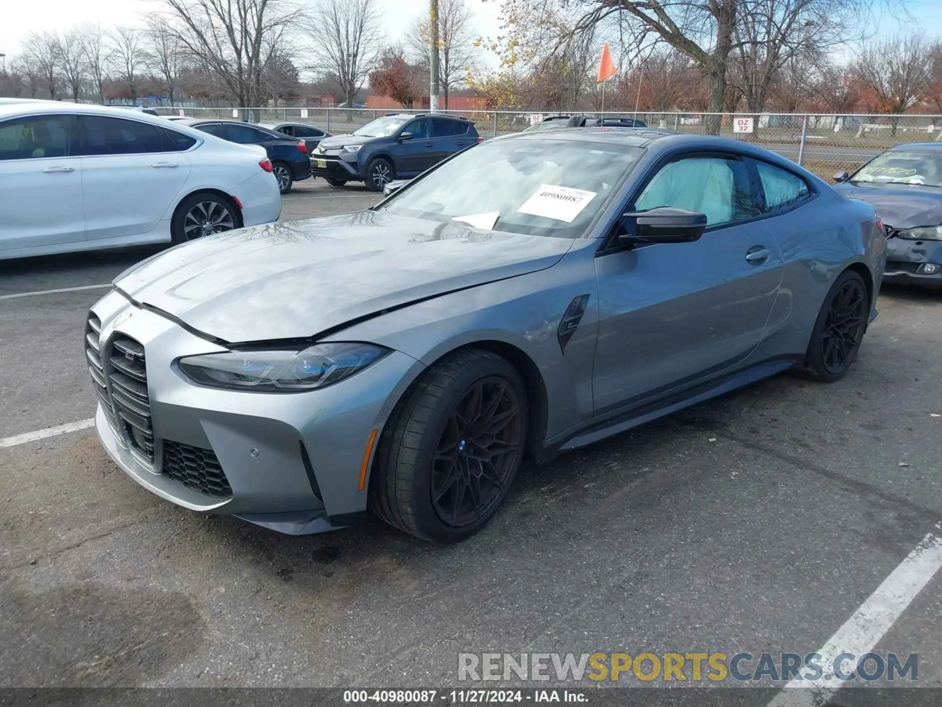 2 fotografías del automóvil dañado WBS43AZ07NCJ07210 BMW M4 2022