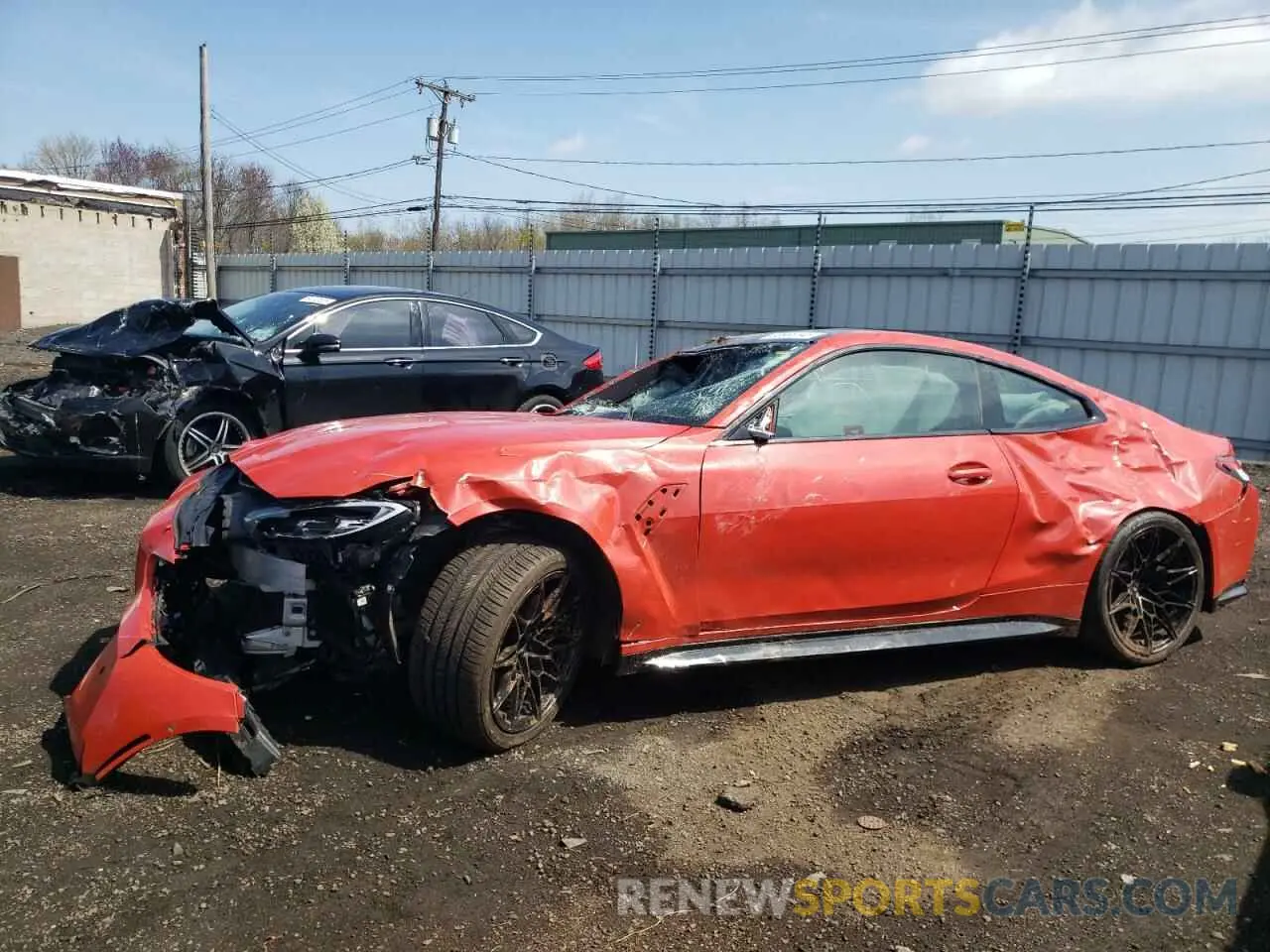 1 fotografías del automóvil dañado WBS43AZ08NCH60793 BMW M4 2022