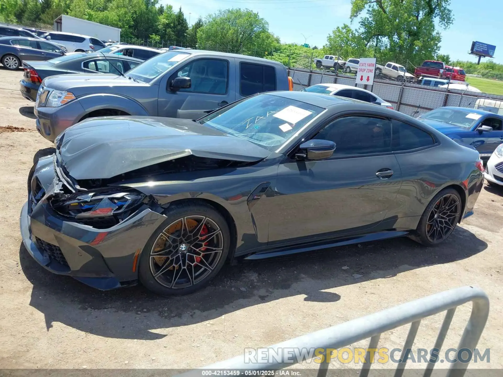 14 fotografías del automóvil dañado WBS43AZ0XNCK13103 BMW M4 2022