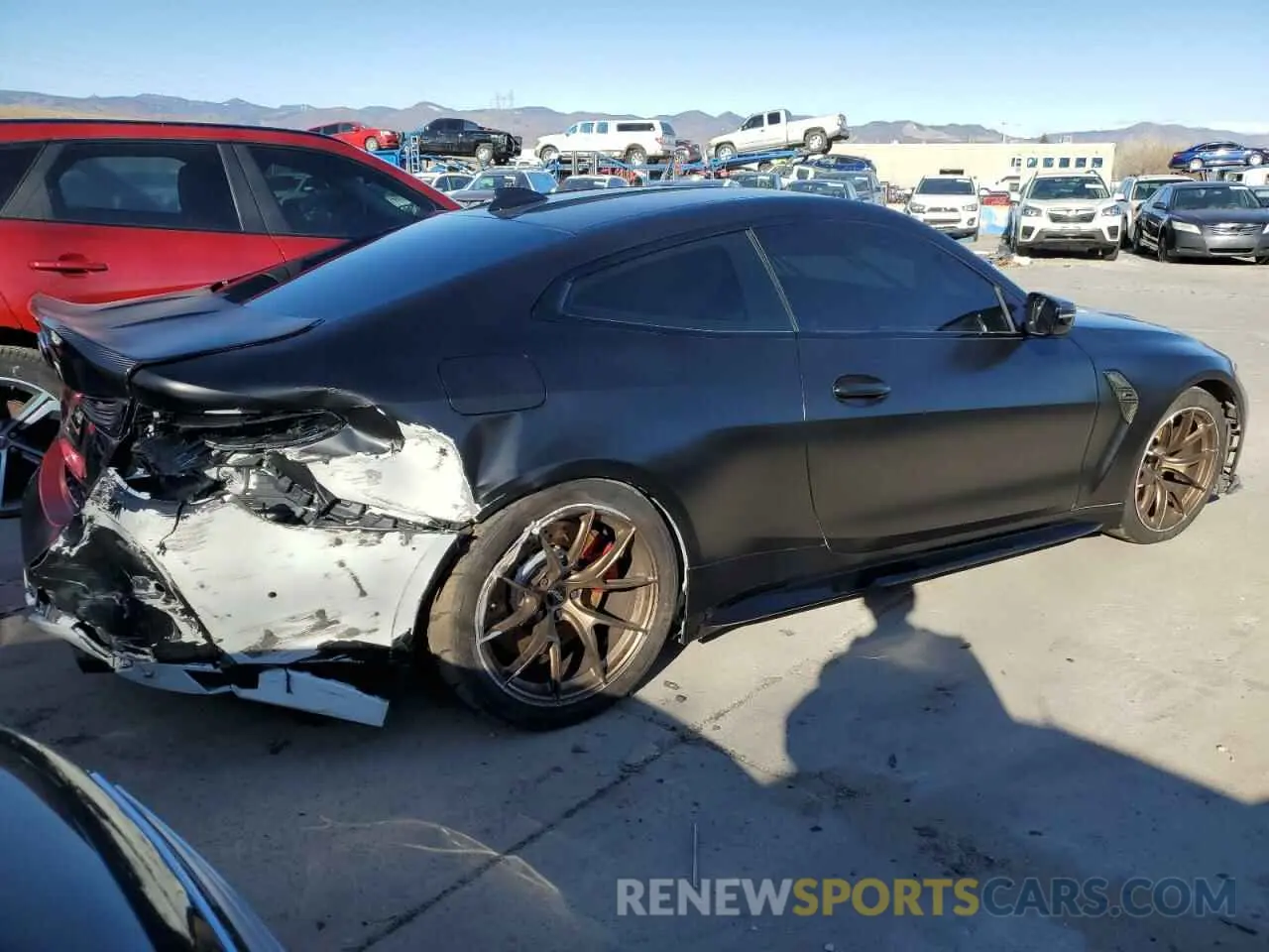 3 fotografías del automóvil dañado WBS43AZ0XNCK22593 BMW M4 2022