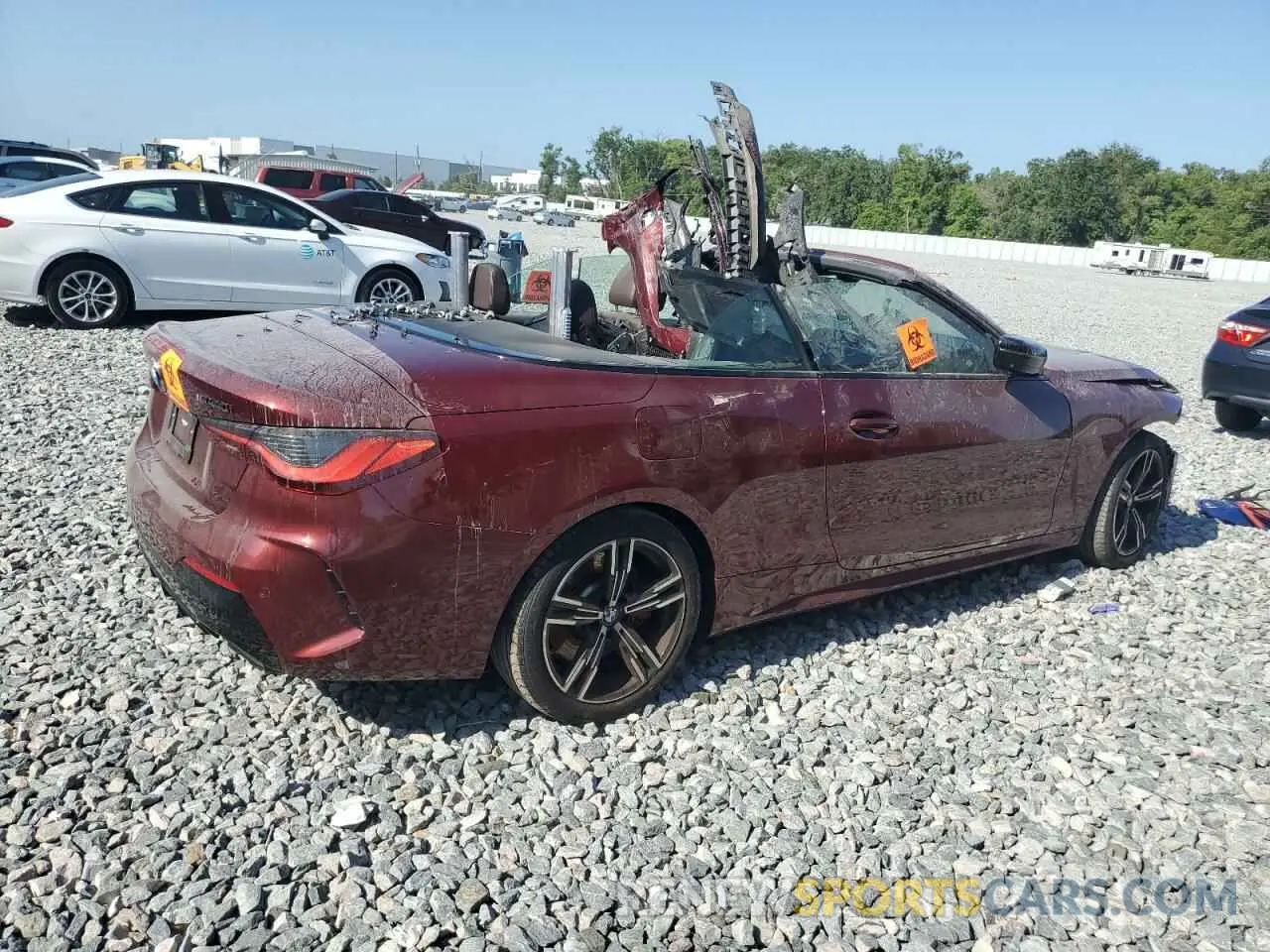 3 fotografías del automóvil dañado WBA63AT0XPCL34447 BMW M4 2023
