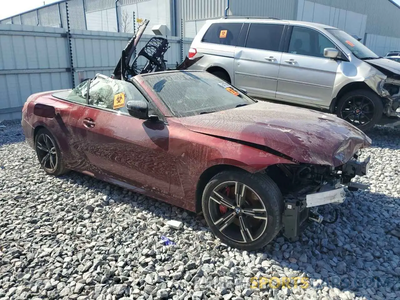 4 fotografías del automóvil dañado WBA63AT0XPCL34447 BMW M4 2023