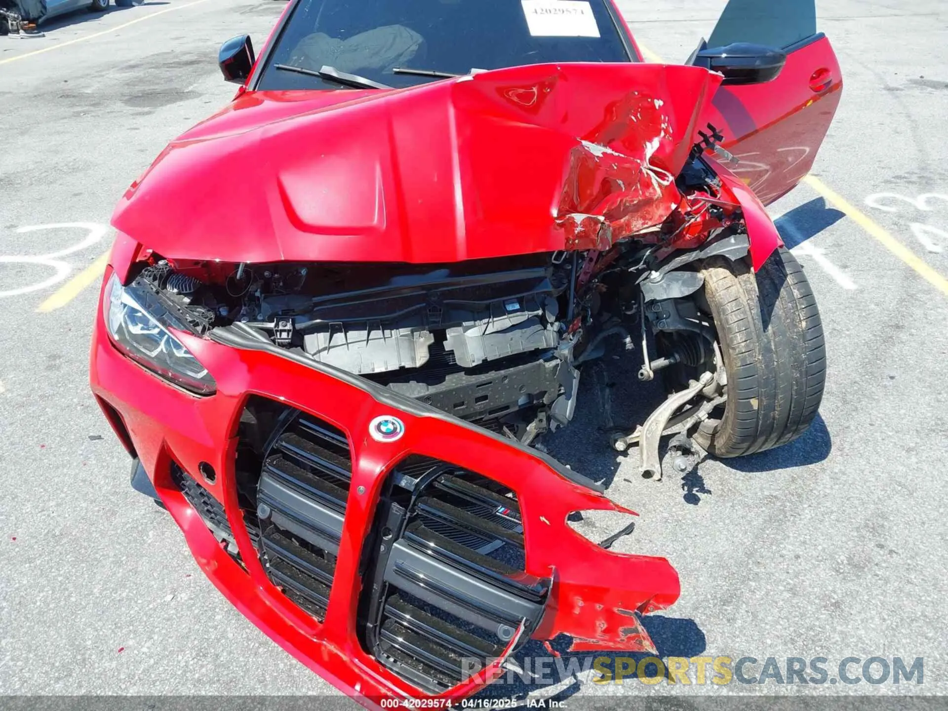 6 fotografías del automóvil dañado WBS33BA00PCM42325 BMW M4 2023
