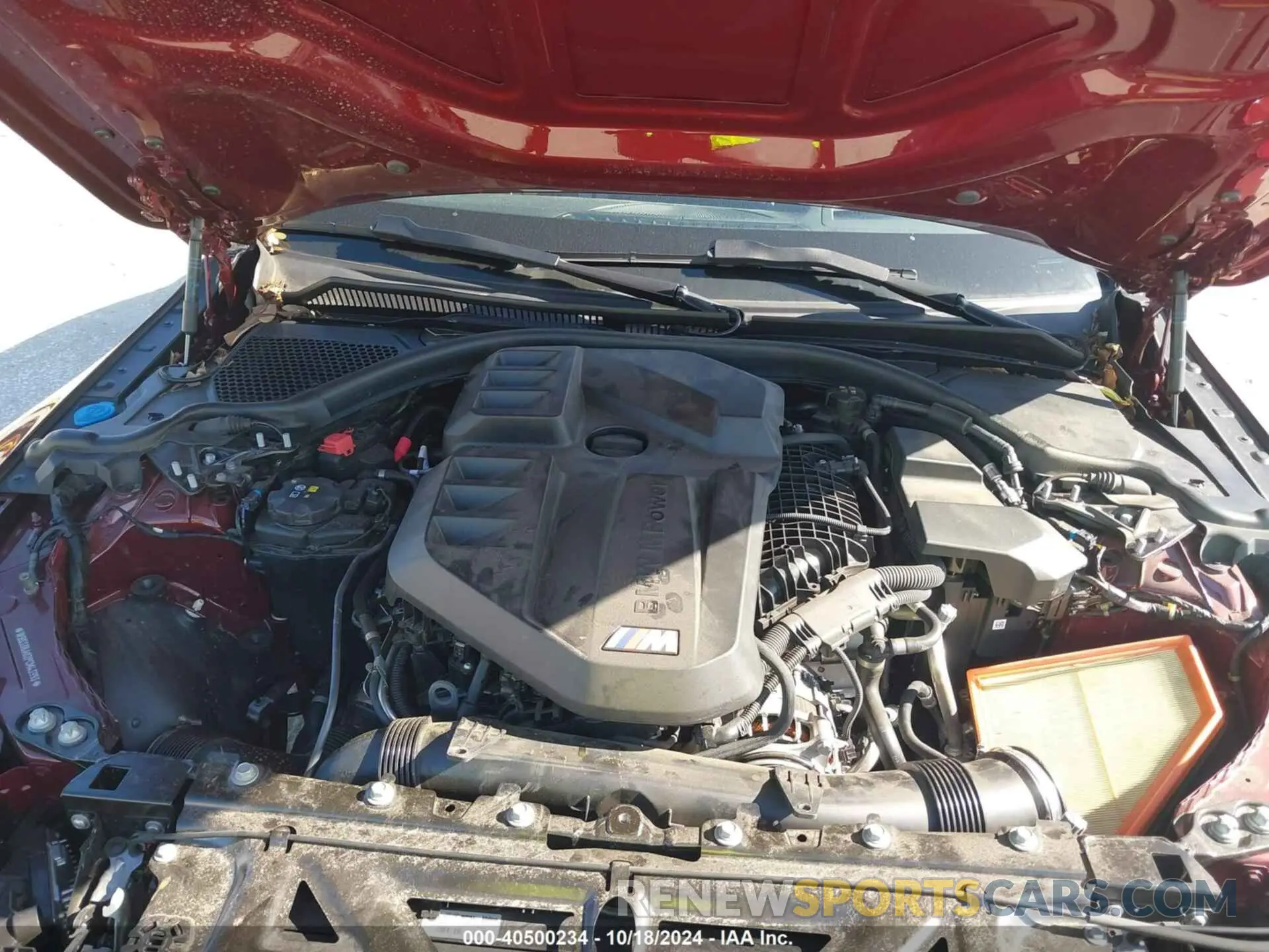10 fotografías del automóvil dañado WBS33BA02PCM43993 BMW M4 2023