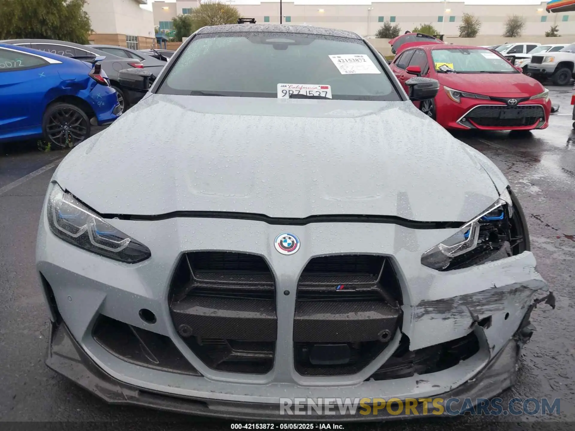 12 fotografías del automóvil dañado WBS43AZ00PCM16326 BMW M4 2023