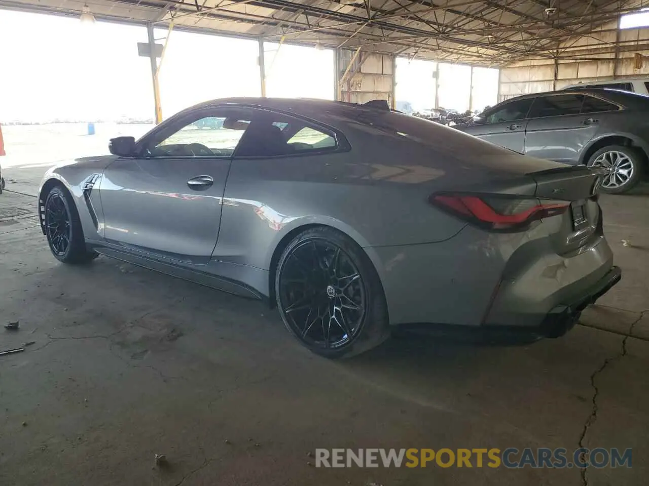 2 fotografías del automóvil dañado WBS43AZ01PCL21192 BMW M4 2023
