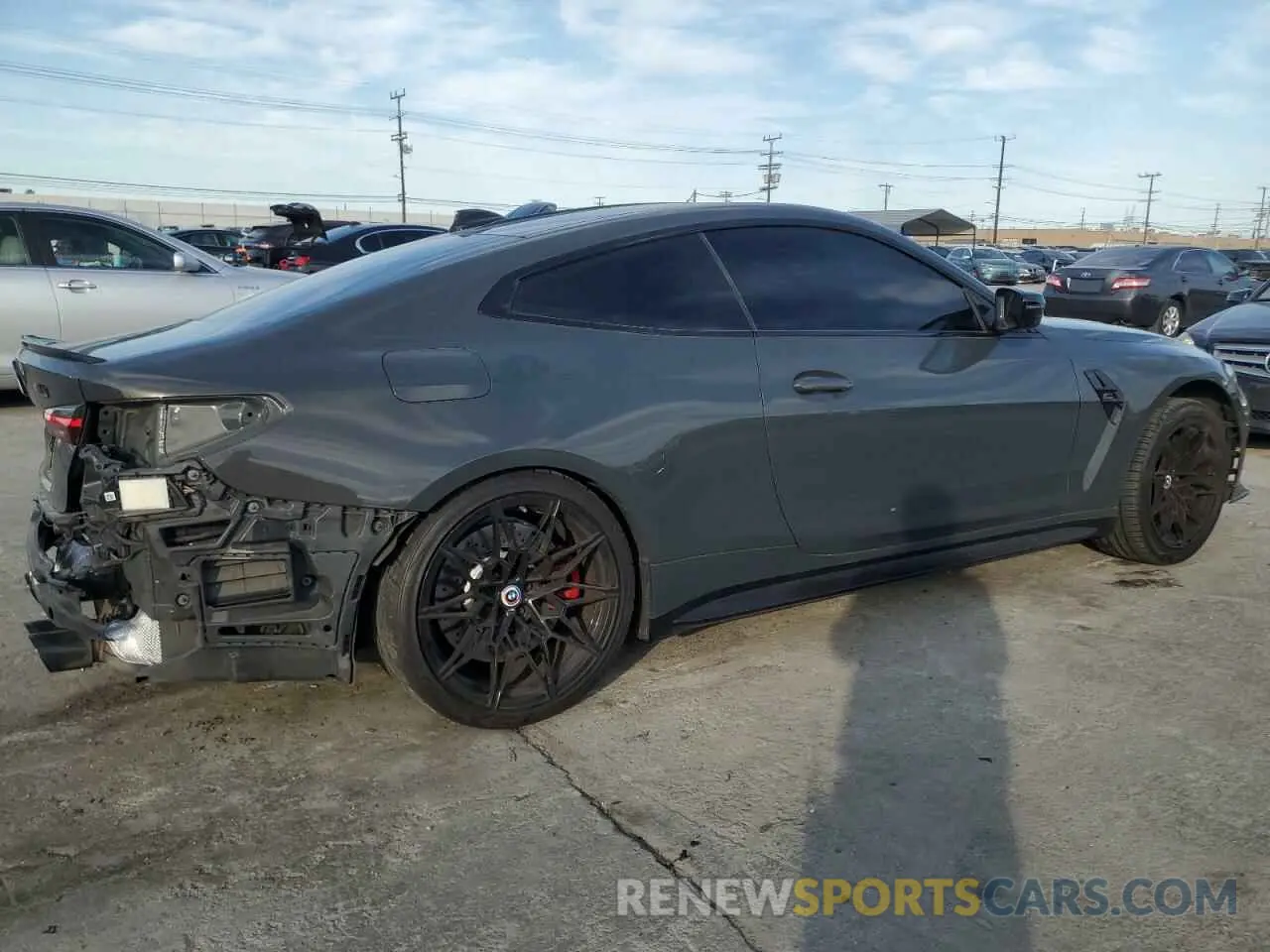 3 fotografías del automóvil dañado WBS43AZ02PCL21167 BMW M4 2023