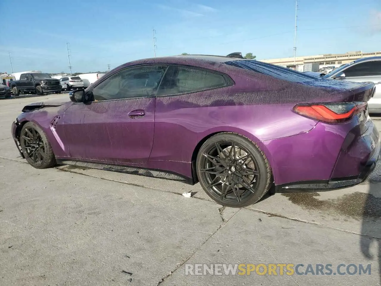 2 fotografías del automóvil dañado WBS43AZ03PCM33749 BMW M4 2023