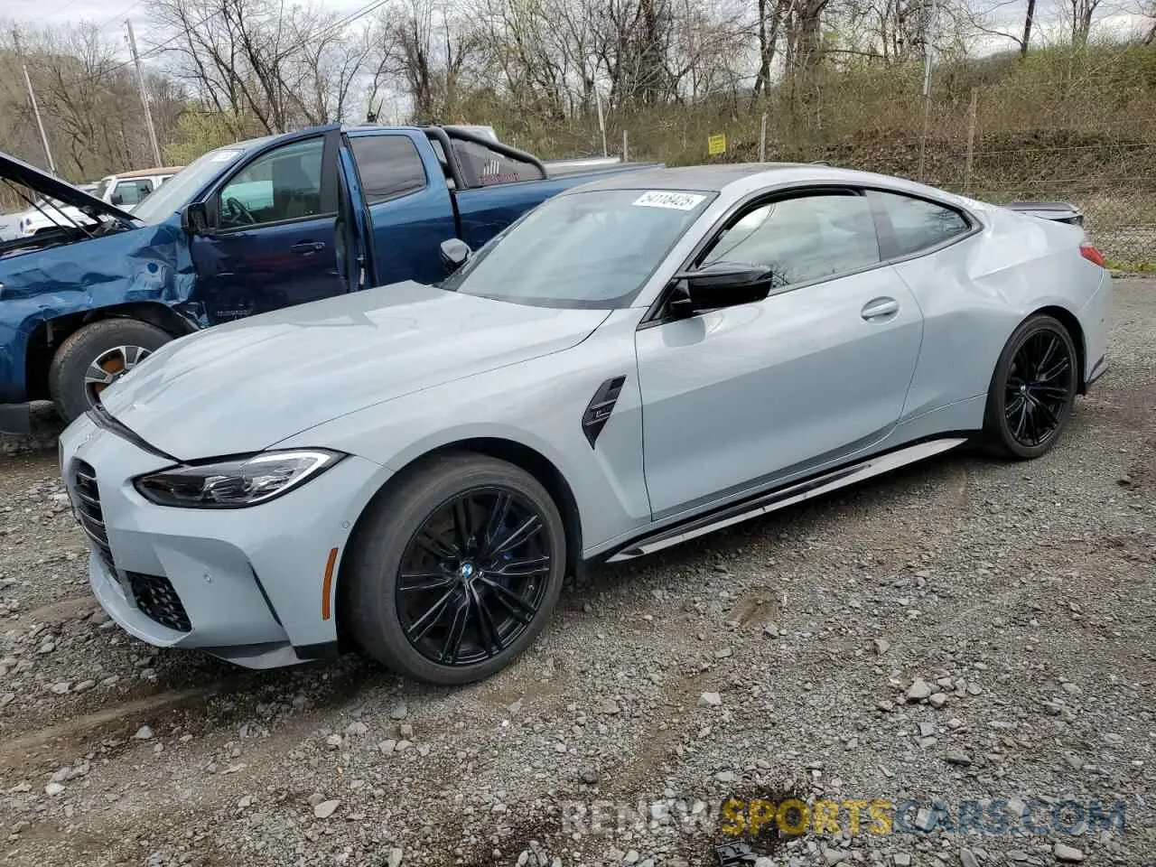 1 fotografías del automóvil dañado WBS43AZ04PCL27746 BMW M4 2023