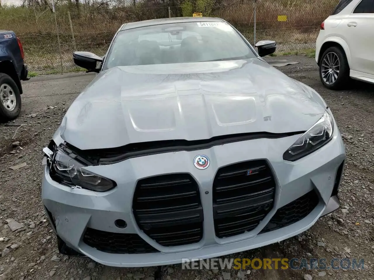 5 fotografías del automóvil dañado WBS43AZ04PCL27746 BMW M4 2023