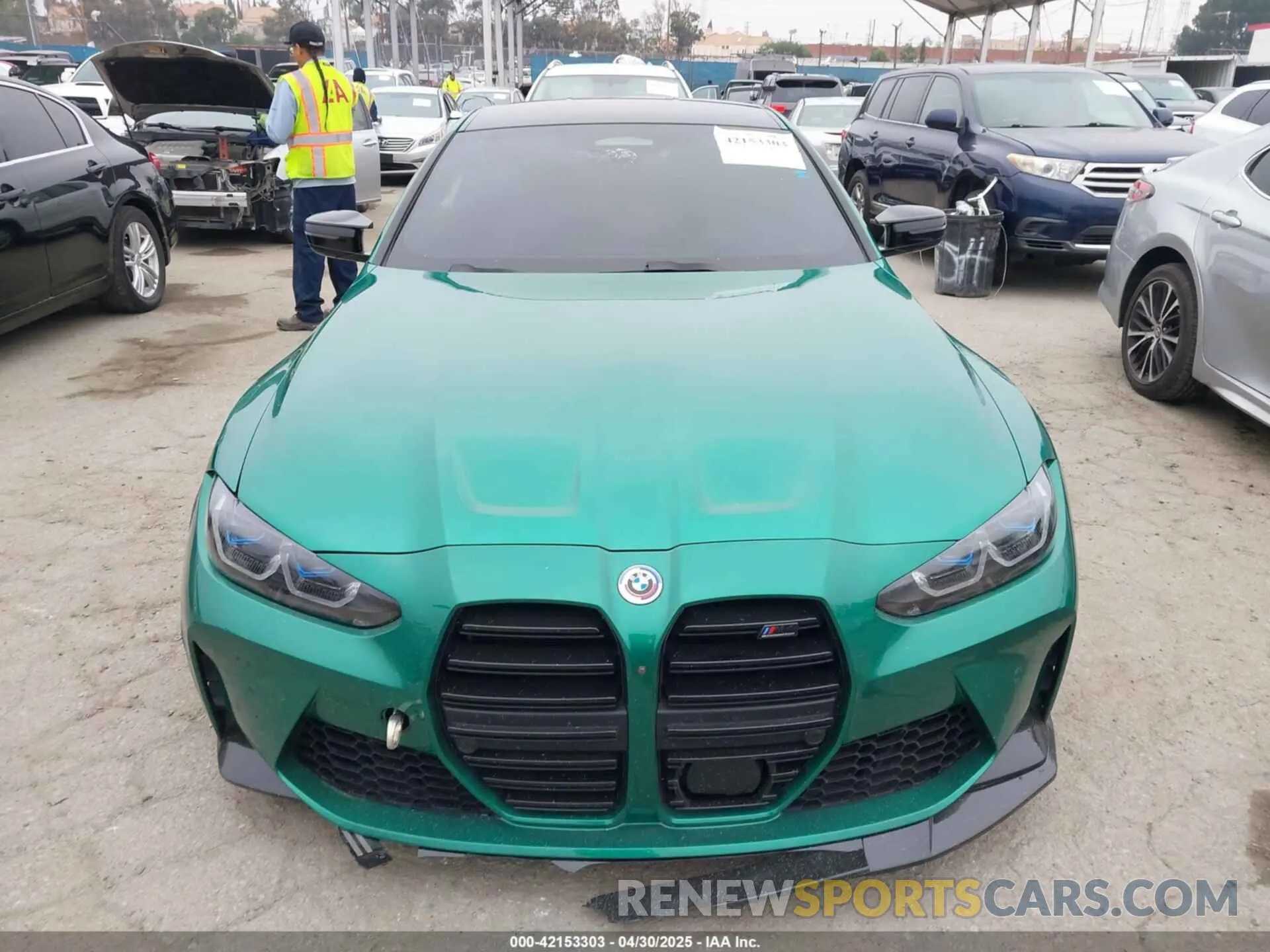 13 fotografías del automóvil dañado WBS43AZ05PCL26010 BMW M4 2023