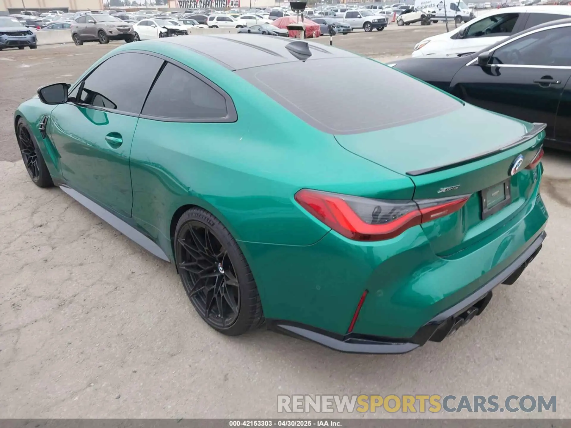 3 fotografías del automóvil dañado WBS43AZ05PCL26010 BMW M4 2023