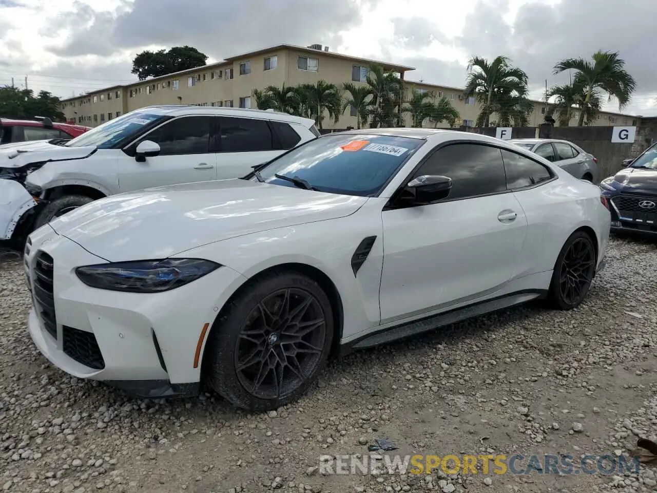 1 fotografías del automóvil dañado WBS43AZ07PCM93498 BMW M4 2023