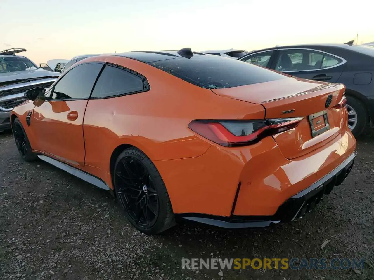 2 fotografías del automóvil dañado WBS43AZ0XPCM17189 BMW M4 2023