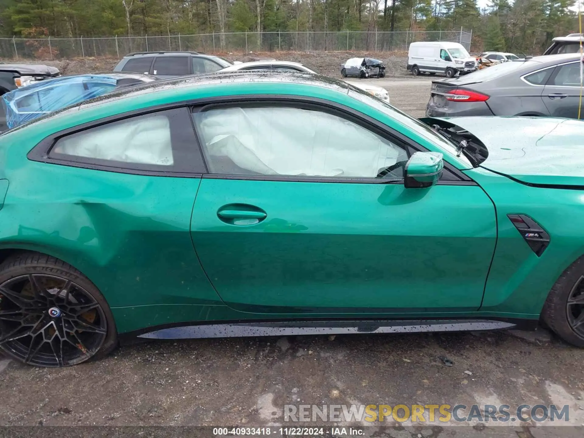 13 fotografías del automóvil dañado WBS53AZ06PCM96364 BMW M4 2023