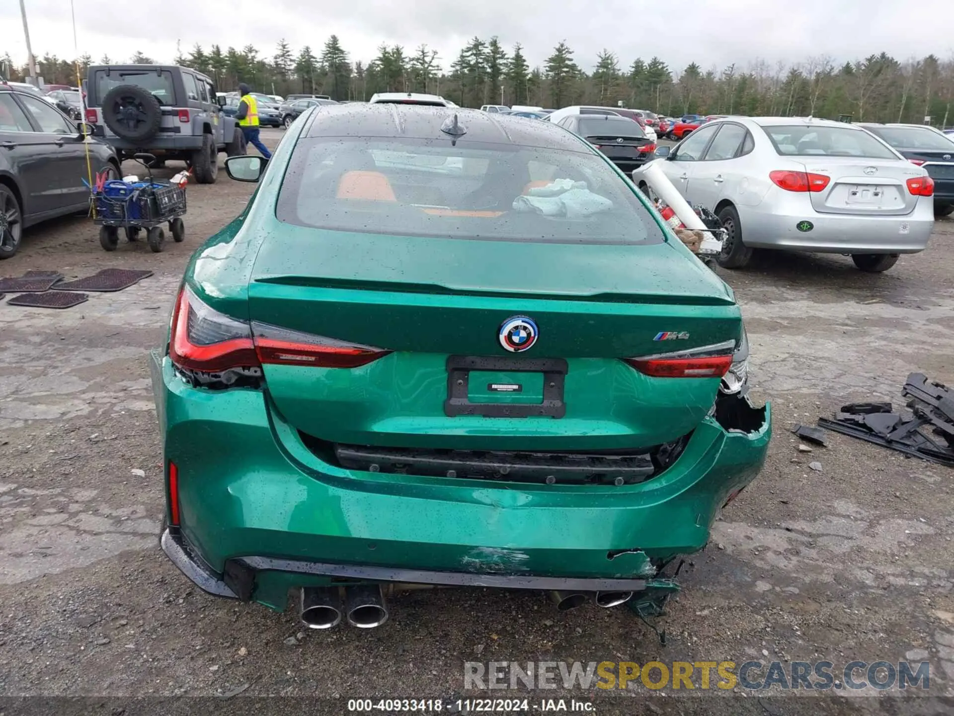 16 fotografías del automóvil dañado WBS53AZ06PCM96364 BMW M4 2023