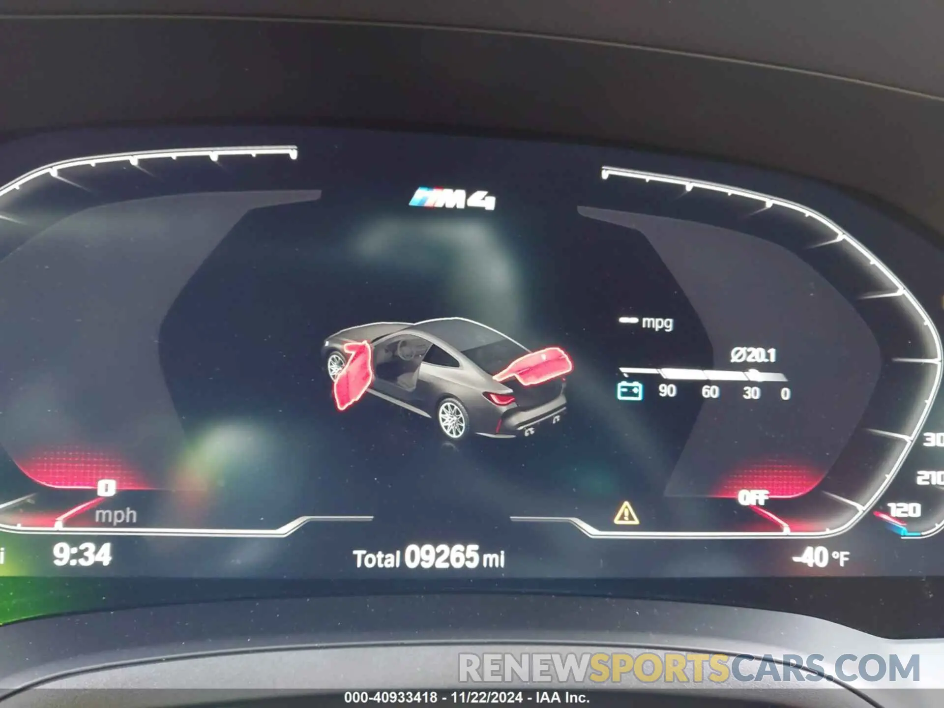 7 fotografías del automóvil dañado WBS53AZ06PCM96364 BMW M4 2023