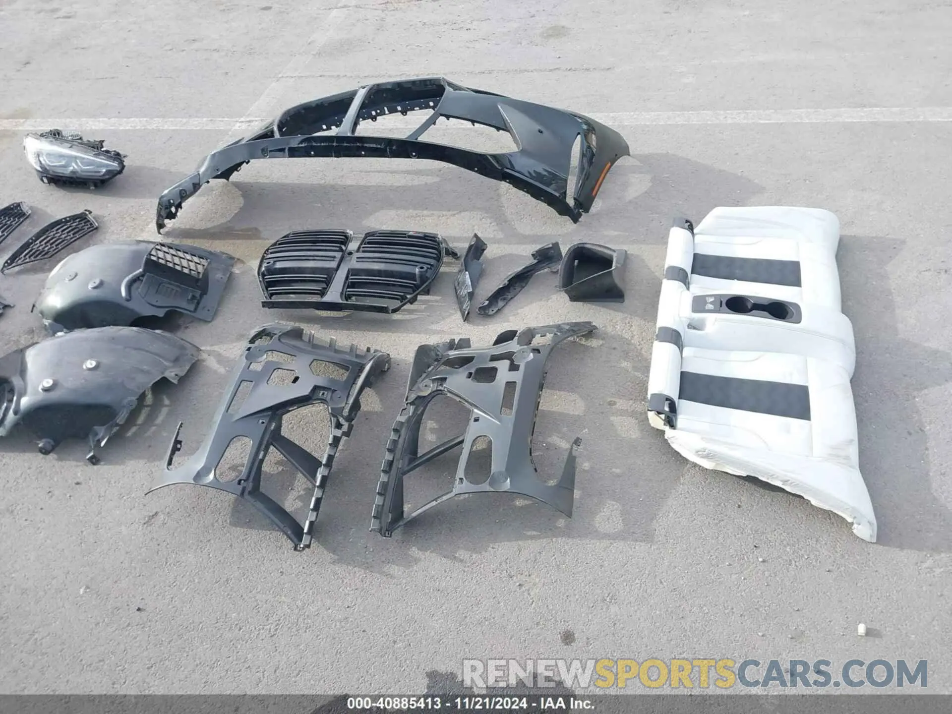 19 fotografías del automóvil dañado WBS33BA0XRCP10526 BMW M4 2024