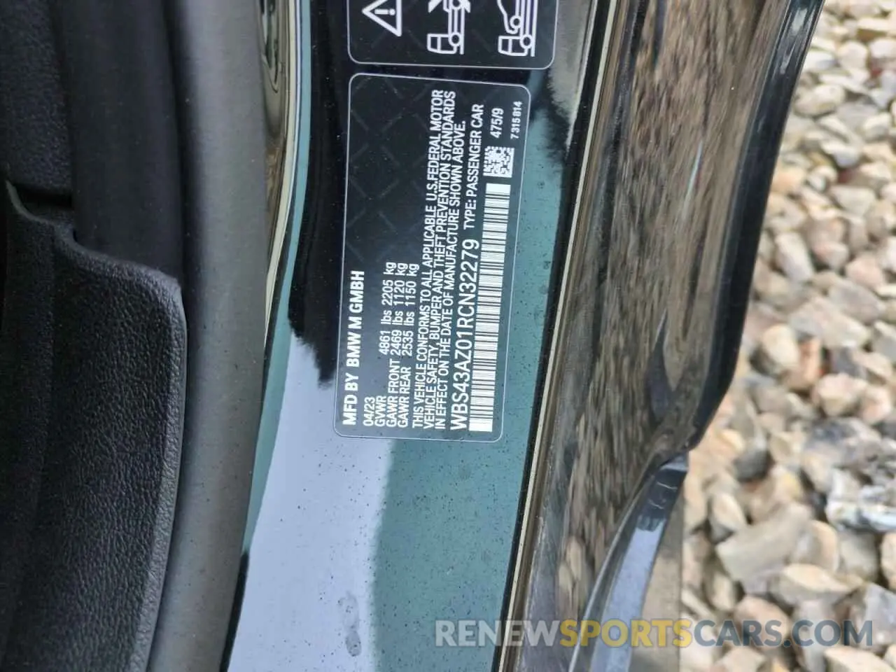 12 fotografías del automóvil dañado WBS43AZ01RCN32279 BMW M4 2024