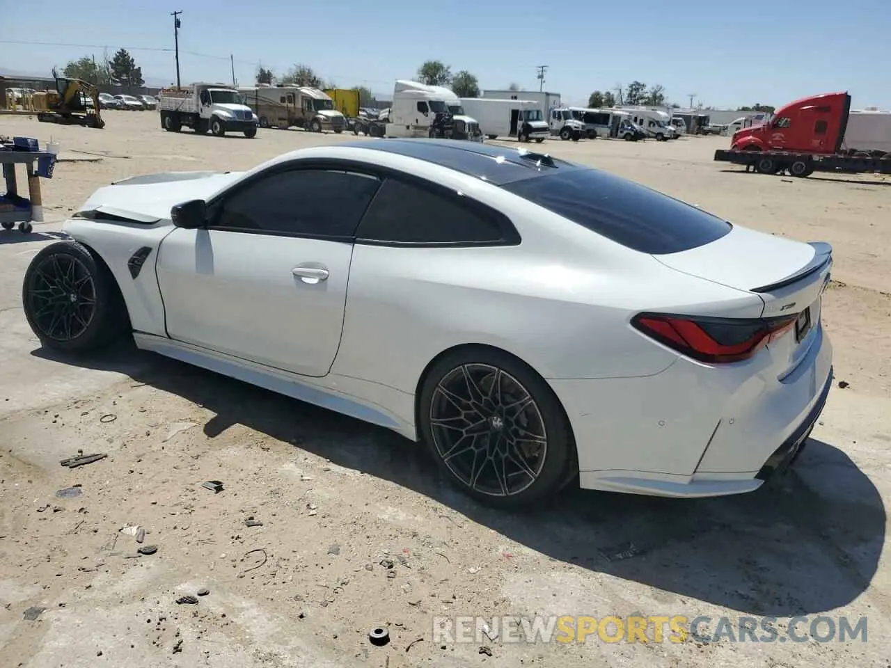 2 fotografías del automóvil dañado WBS43AZ01RCN75973 BMW M4 2024