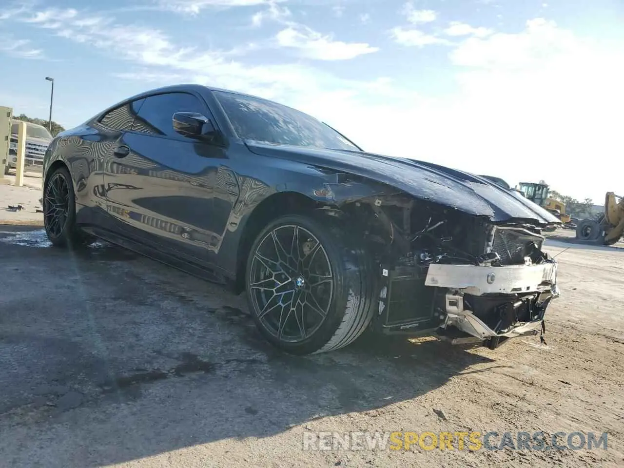 4 fotografías del automóvil dañado WBS43AZ01RCN76220 BMW M4 2024