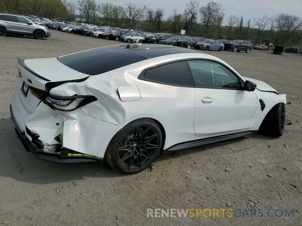 3 fotografías del automóvil dañado WBS43AZ06RCP07822 BMW M4 2024