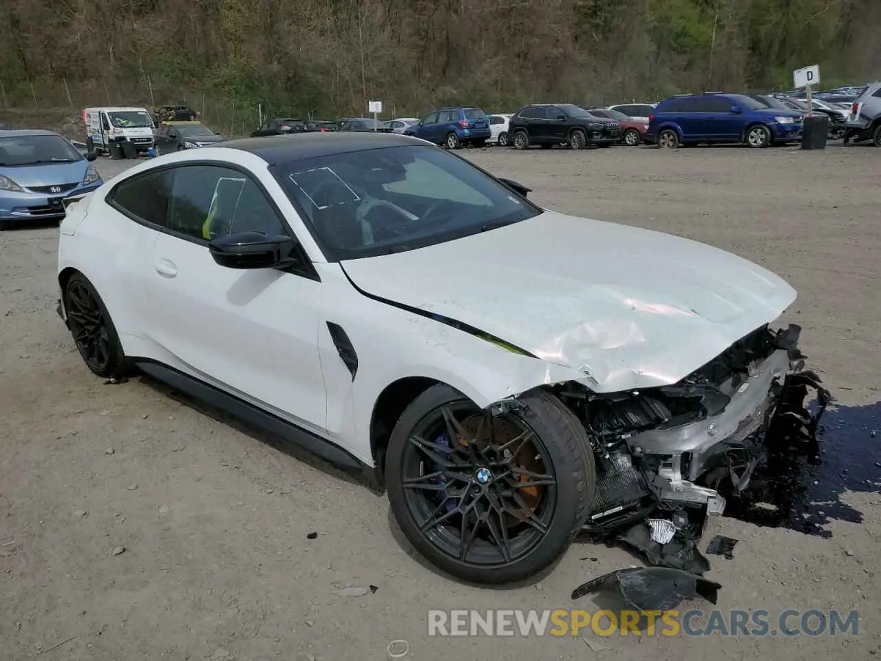 4 fotografías del automóvil dañado WBS43AZ06RCP07822 BMW M4 2024
